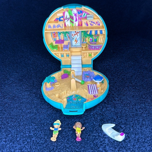 Polly Pocket Beach Hut with Jet Ski, 1989, complete - Picture 1 of 8
